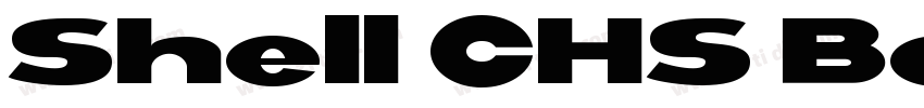 Shell CHS Bold字体转换